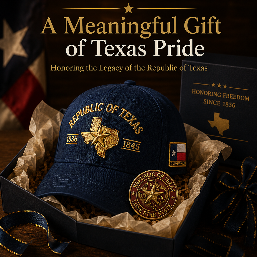 Republic of Texas Embroidered Cap