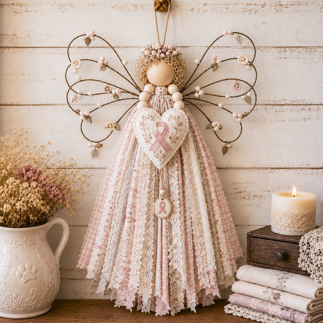 Angel Fabric Hanging DIY Kit