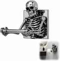 Skeleton Toilet Paper Holder, Funny Tissue Holder Skull Wall Mount(Buy 2, save $3.9)