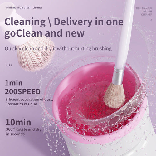Automatic MakeUp Brush Cleaner