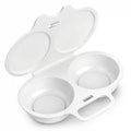Microwave Egg Poacher——Dual‑cavity, non‑stick & easy clean. Healthier than frying – stock up & save! 🏠✅