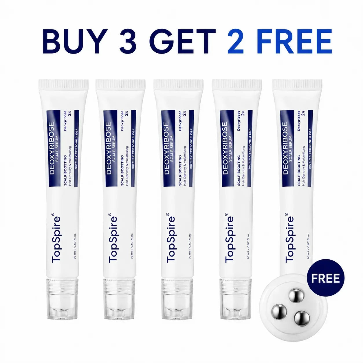 [NEW] Deoxyribose Scalp Serum | For Fuller-Looking Hair & Scalp Strengthening Roll-On Serum