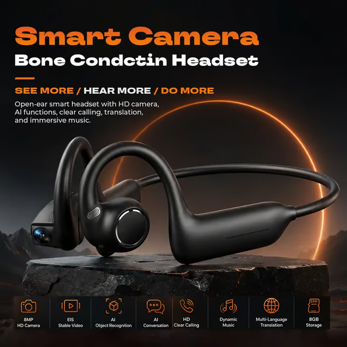 E12 Smart Bone Conduction Headphones