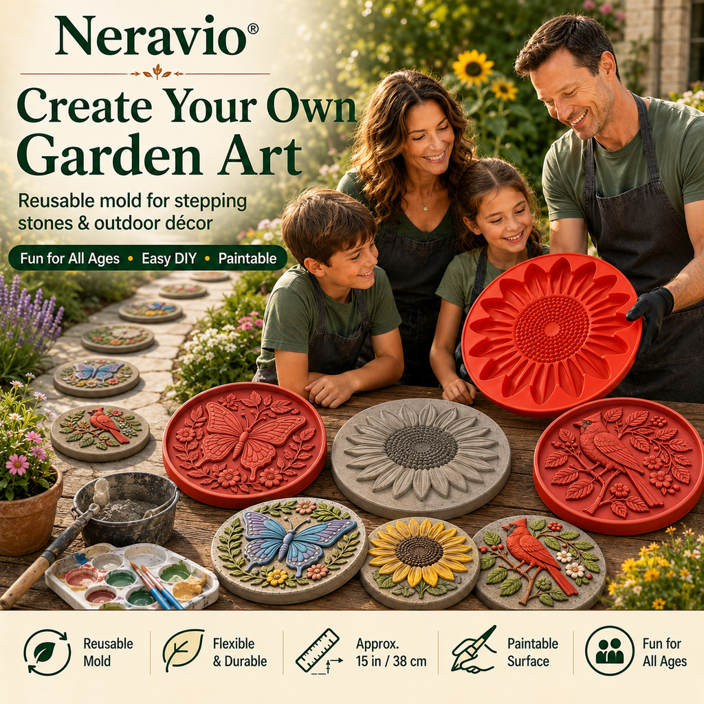 Garden Art Stepping Stone Mold💥