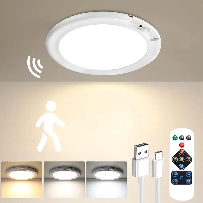 2026 Rechargeable Motion Sensor Ceiling Light