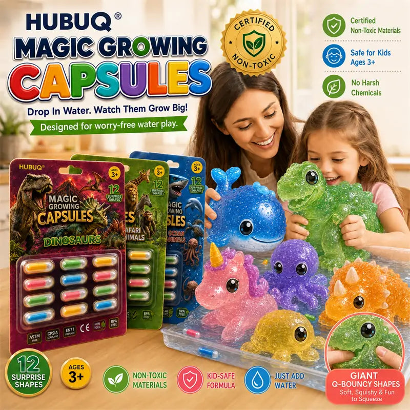 Grow-in-Water Animal Capsule Toys